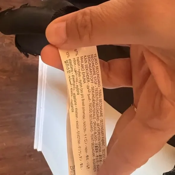 NWT Zara Black Lace Dress Size S - Picture 5 of 5